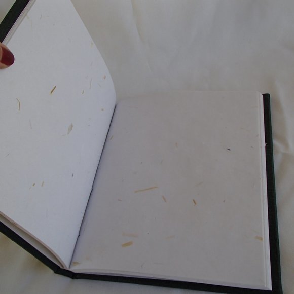 Eco Friendly Handcrafted Blank Book Crushed Gemstones Art Painted On Glass India - Picture 11 of 11